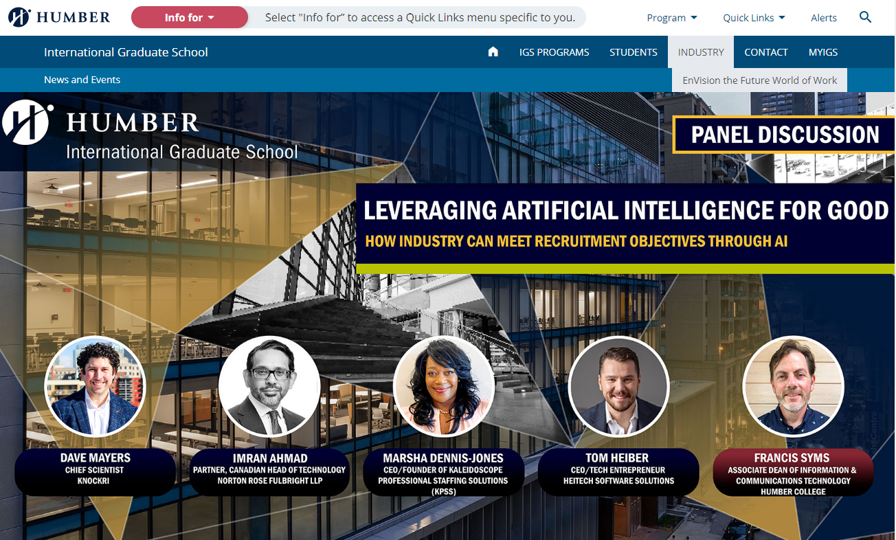 Announcing Tom Heiber's Participation in the AI Panel Discussion